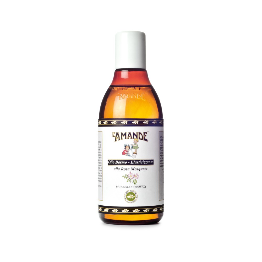 L'Amande Marseille Olio Dermo Elasticizzante Pelli Delicate Rosa Mosqueta 250 ml