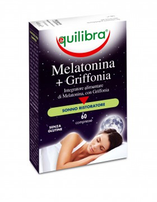 Equilibra Melatonina + Griffonia 60 compresse Equilibra Melatonina + Griffonia 60 compresse