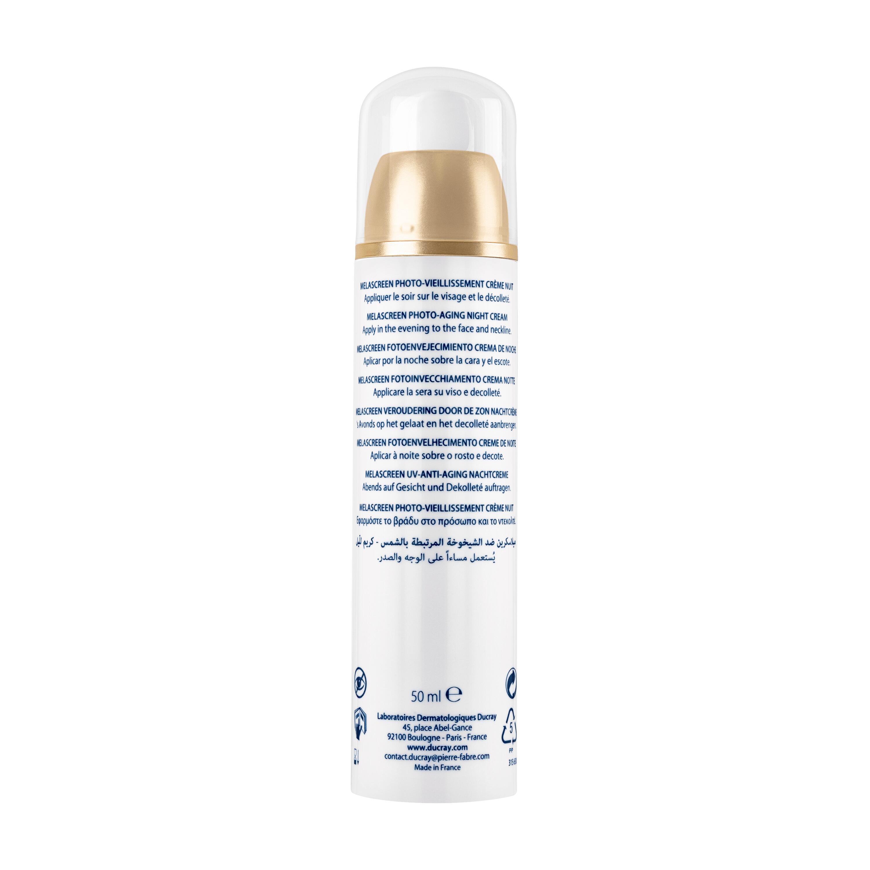 Ducray Melascreen Fotoinvecchiamento - Crema Nutriente Notte Viso 50 ml