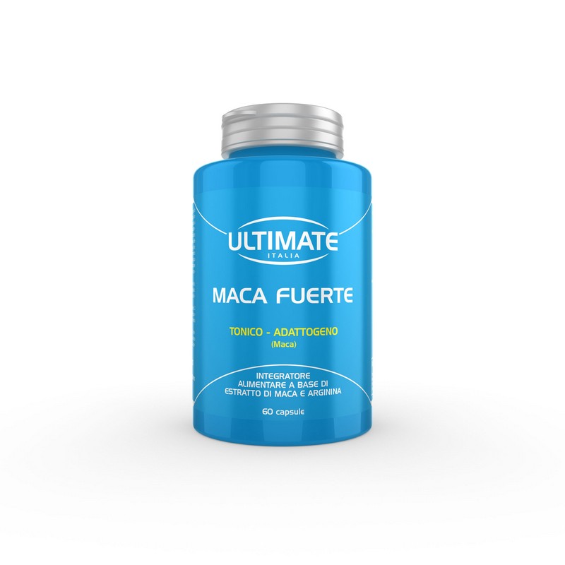 Ultimate Italia Maca Fuerte 60 Compresse - Integratore Tonico-Adattogeno 