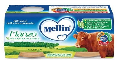 Mellin Omogeneizzato Manzo 2X120g Mellin Omogeneizzato Manzo 2X120g