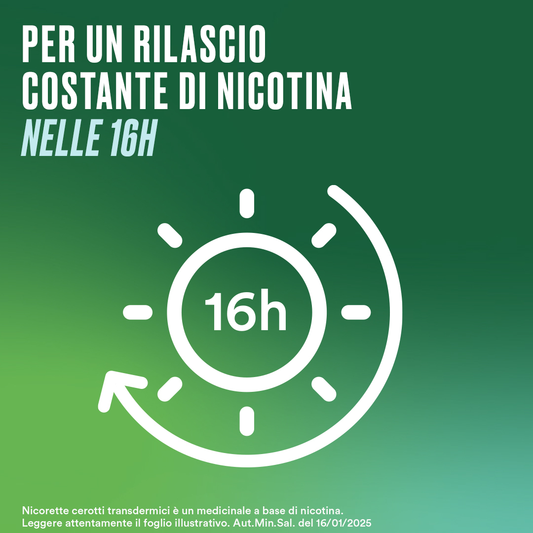 Nicorette 7 Cerotti Transdermici 15 mg Smettere di Fumare Nicorette 7 Cerotti Transdermici 15 mg Smettere di Fumare