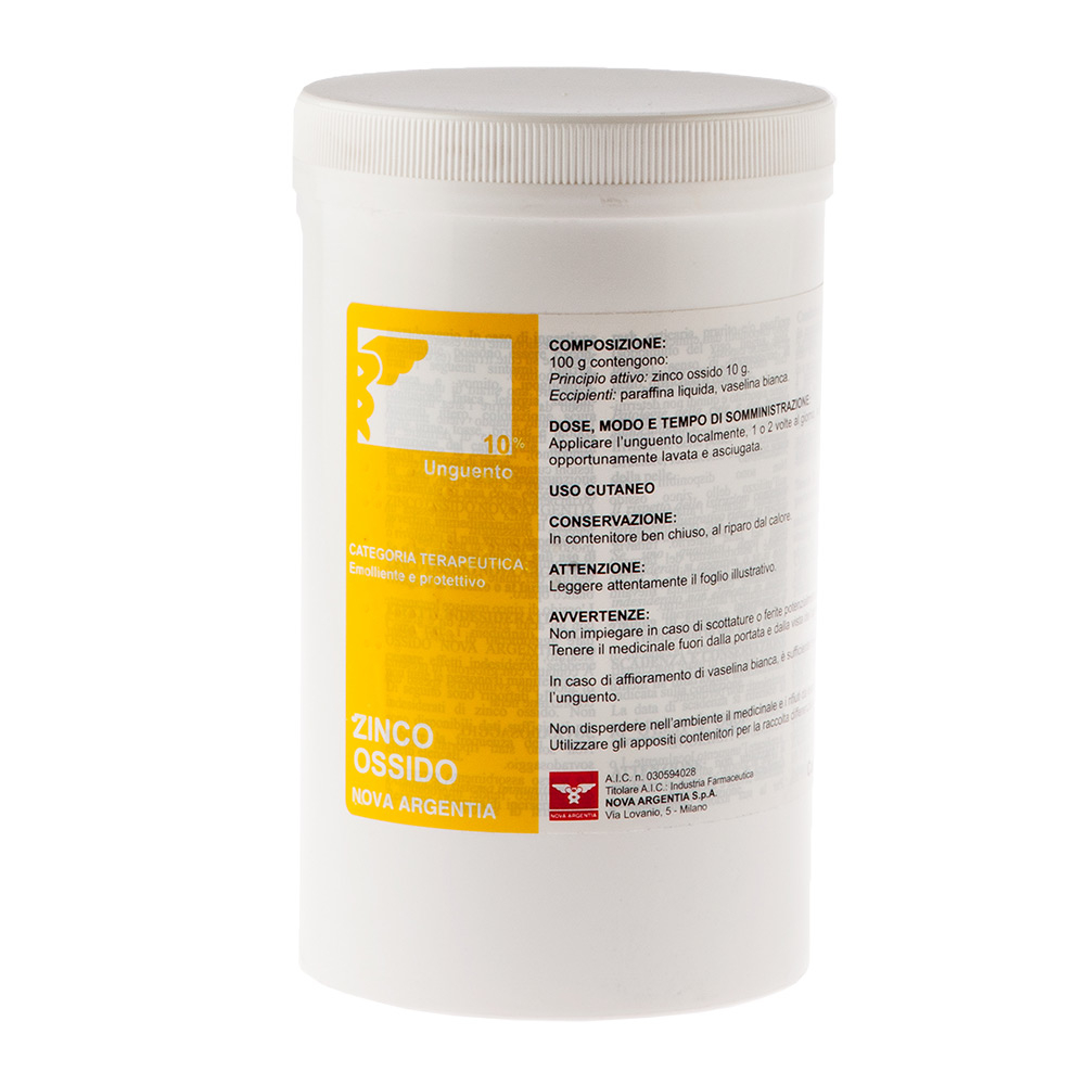 Zinco Ossido 10% Unguento 1000g Zinco Ossido 10% Unguento 1000g