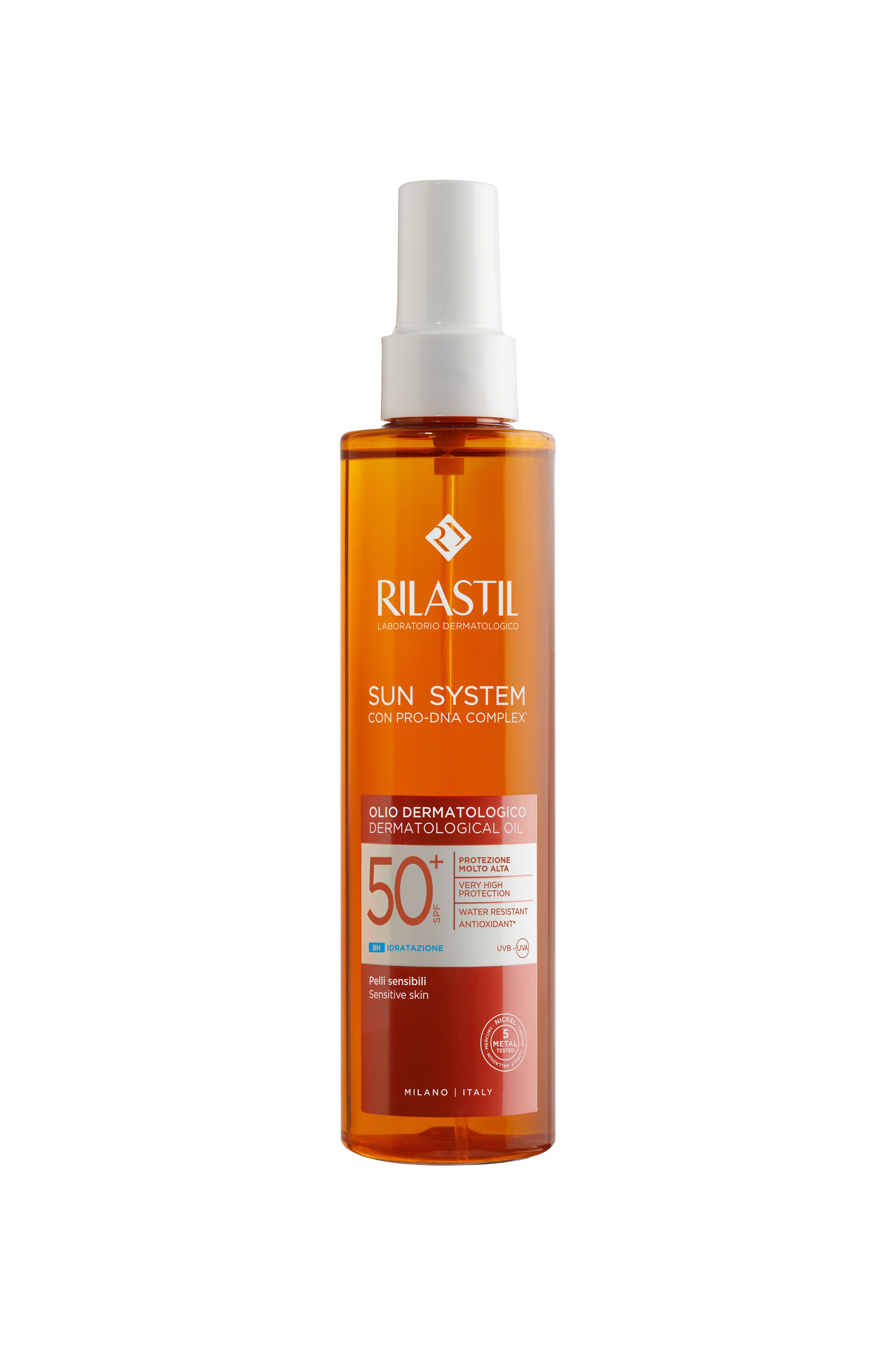 Rilastil Sun System Olio Dermatologico Corpo SPF50+ 200ml