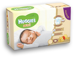 Huggies Bébé Base Pannolini Taglia 1 (2-5 Kg) 28 Pezzi