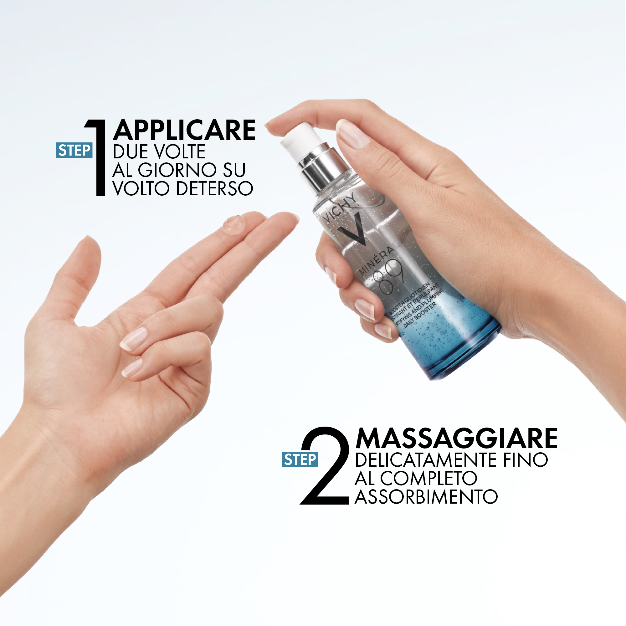 Vichy Minéral 89 - Booster Quotidiano Con Acido Ialuronico Fortificante E Rimpolpante 50 ml