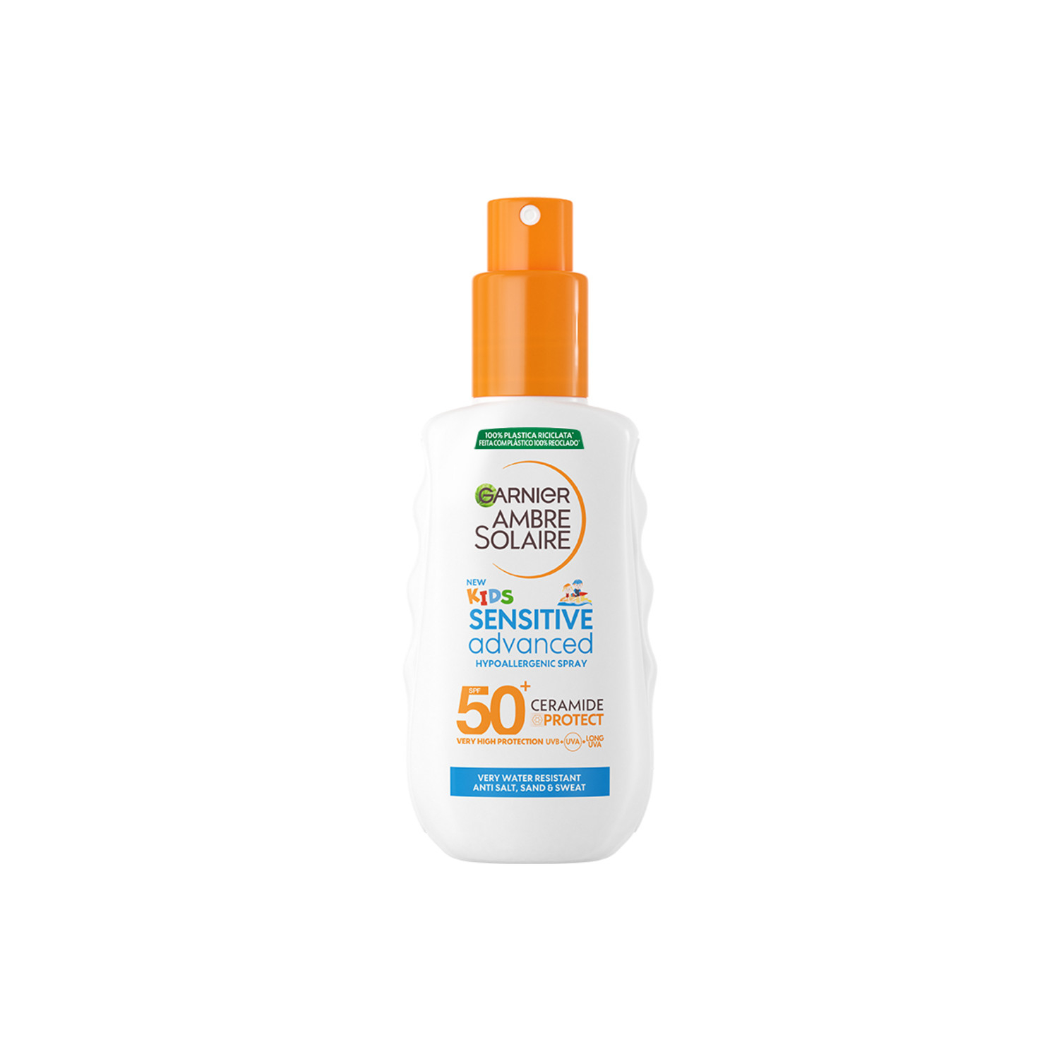 GARNIER AMBRE SOLAIR ADVANCED SENSITIVE KIDS SPRAY SPF 50+ 150 ML GARNIER AMBRE SOLAIR ADVANCED SENSITIVE KIDS SPRAY SPF 50+ 150 ML