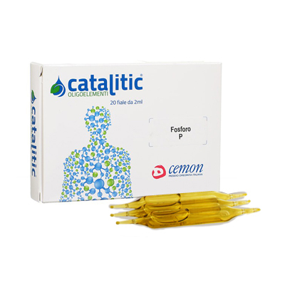 Cemon Catalitic Oligoelementi Fosforo 20 Fiale da 2 ml Cemon Catalitic Oligoelementi Fosforo 20 Fiale da 2 ml