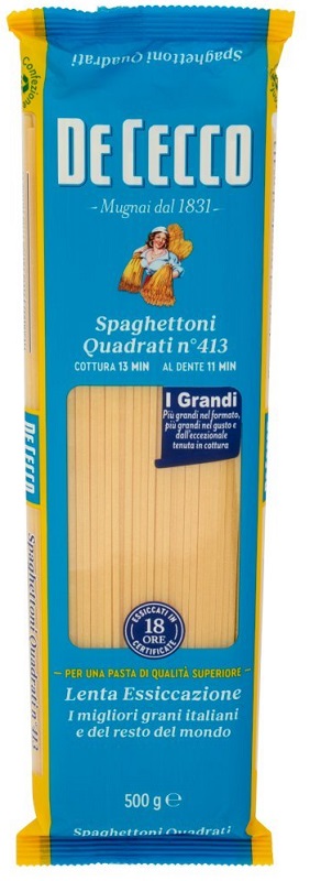 DE CECCO SPAGH QUAD N413 400G
