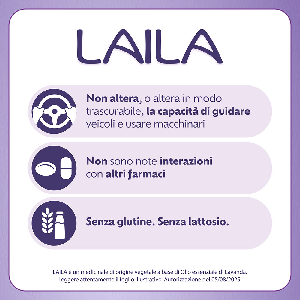 Laila per ansia lieve 28 capsule molli