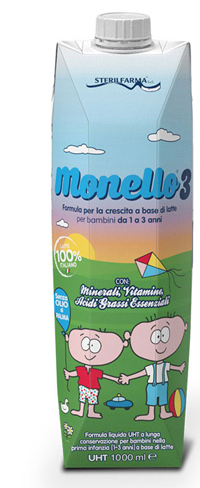 Sterilfarma Monello 3 Latte Liquido 1-3 Anni 1 L Sterilfarma Monello 3 Latte Liquido 1-3 Anni 1 L