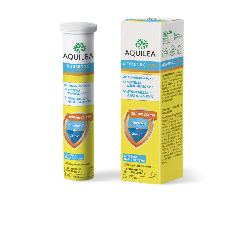 Aquilea Vitamina C Integratore Difese Immunitarie 14 Compresse Effervescenti