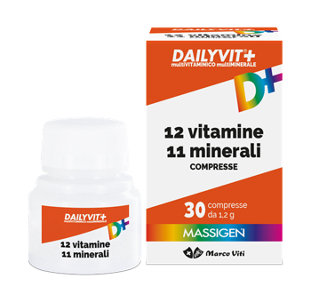 DAILYVIT+ Integratore Multivitaminico Multiminerale 30 Compresse