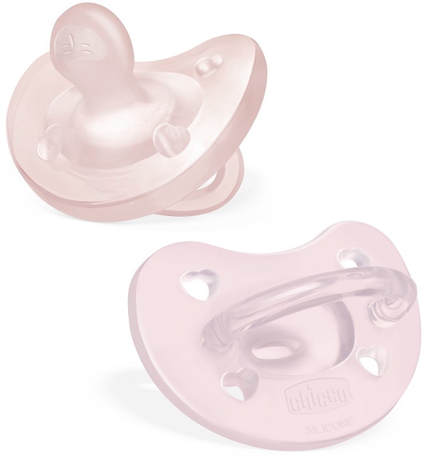 CHICCO Gommotto Physio Silic.Rosa  2-6m 2pz