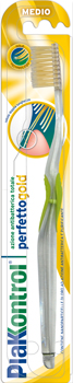 PlakKontrol Perfetto Gold Spazzolino Con Setole A Doppia Lunghezza Medio PlakKontrol Perfetto Gold Spazzolino Con Setole A Doppia Lunghezza Medio