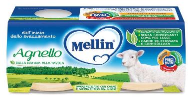 Mellin Omogeneizzato Di Agnello 2 x 120 g Mellin Omogeneizzato Di Agnello 2 x 120 g