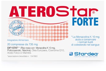 Aterostar Forte - Integratore per il colesterolo - 20 Compresse