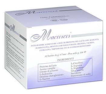 Macresces Integratore proteico con L-Citrullina e L-Arginina 42 bustine