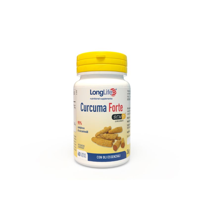 Longlife - Curcuma Forte 60 Capsule - Integratore Di Curcuma 