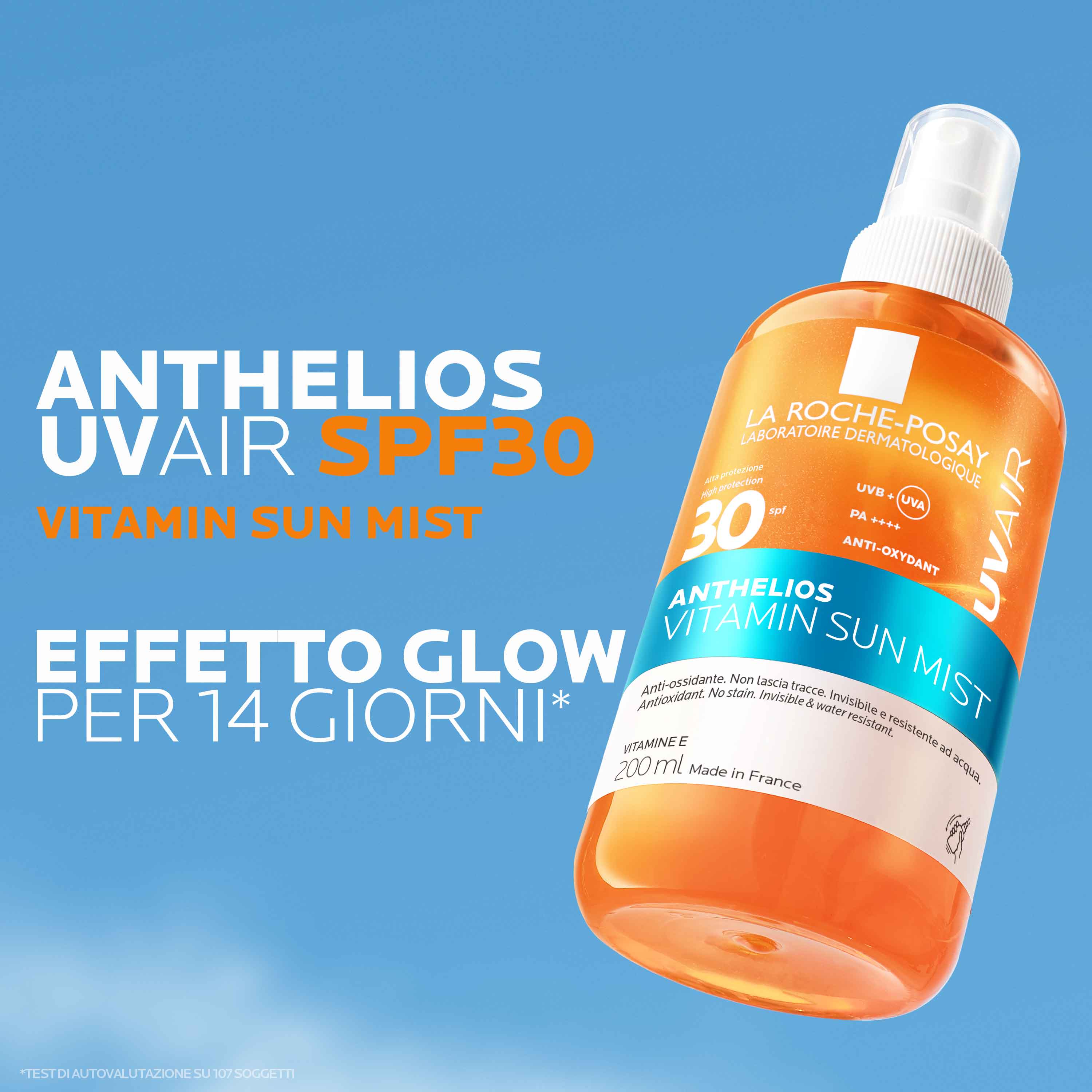 La Roche-Posay - Anthelios Uvair Vitamin Sun Mist SPF30 Viso E Corpo 200 ml