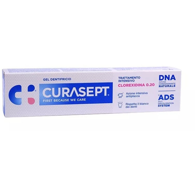 Curasept Dentifricio 0,20% Ads+Dna Trattamento intensivo 75ml Curasept Dentifricio 0,20% Ads+Dna Trattamento intensivo 75ml