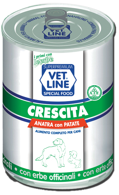 VET LINE CRESCITA ANATRA 400G
