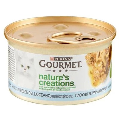 NESTLE' PURUNA GOURMET GATTO CREATIONS MOUSSE PESCE DELL'OCEANO 85GR (lattina)