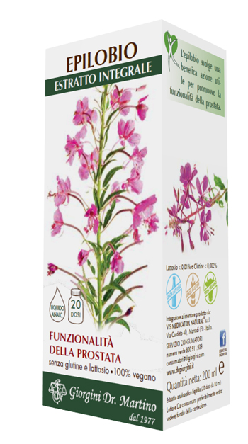 Dr. Giorgini Epilobio Estratto Integrale Integratore Per La Prostata 200 ml Dr. Giorgini Epilobio Estratto Integrale Integratore Per La Prostata 200 ml