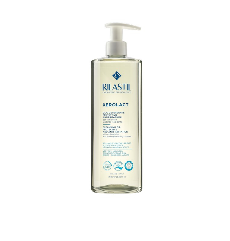 Rilastil Xerolact Olio Detergente Viso e Corpo 750mL Rilastil Xerolact Olio Detergente Viso e Corpo 750mL