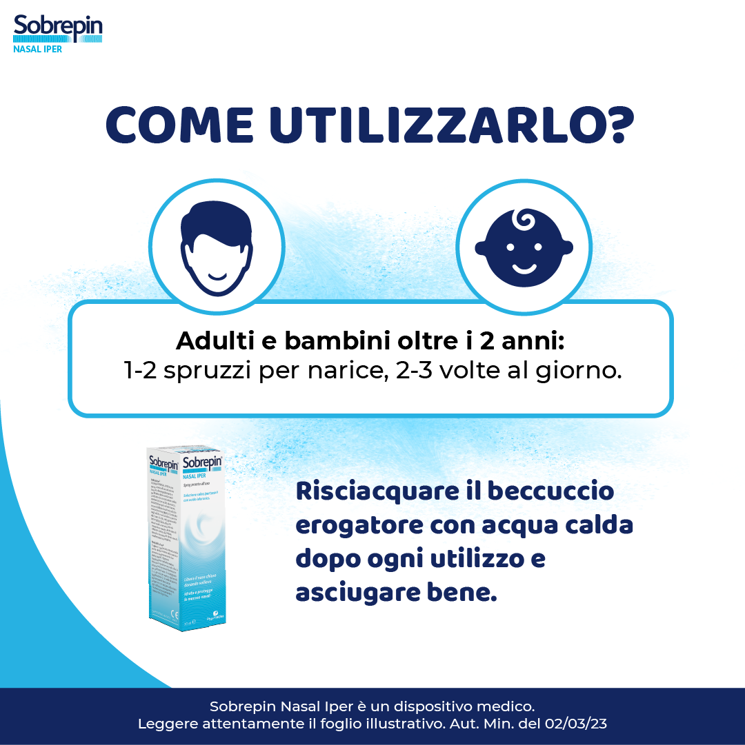 SOBREPIN NASAL IPER SOLUZIONE IPERTONICA SPRAY CON ESTRATTI NATURALI 30 ML SOBREPIN NASAL IPER SOLUZIONE IPERTONICA SPRAY CON ESTRATTI NATURALI 30 ML