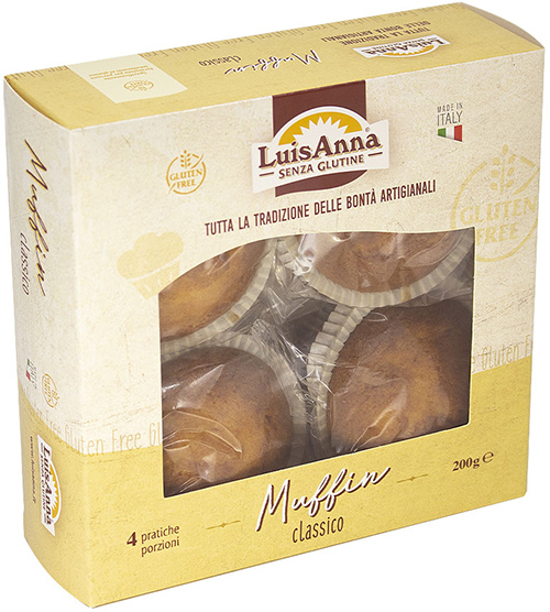 MUFFIN SEMPLICE 4PZ 200G
