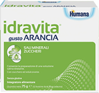 Humana Idravita Arancia Integratore Sali Minerali 12 Bustine