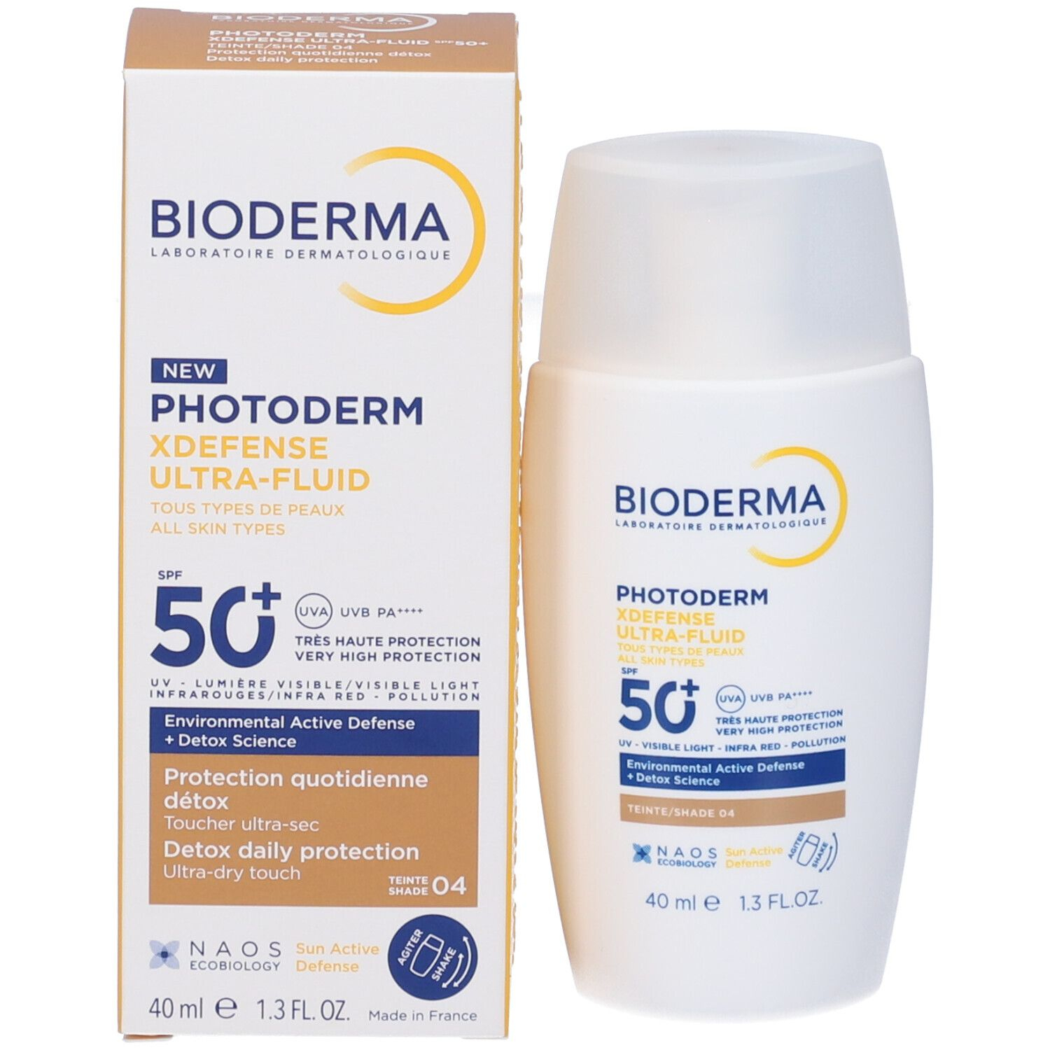 Bioderma Photoderm Xdefense Ultra-Fluid SPF50+ Tonalità 04 Bioderma Photoderm Xdefense Ultra-Fluid SPF50+ Tonalità 04