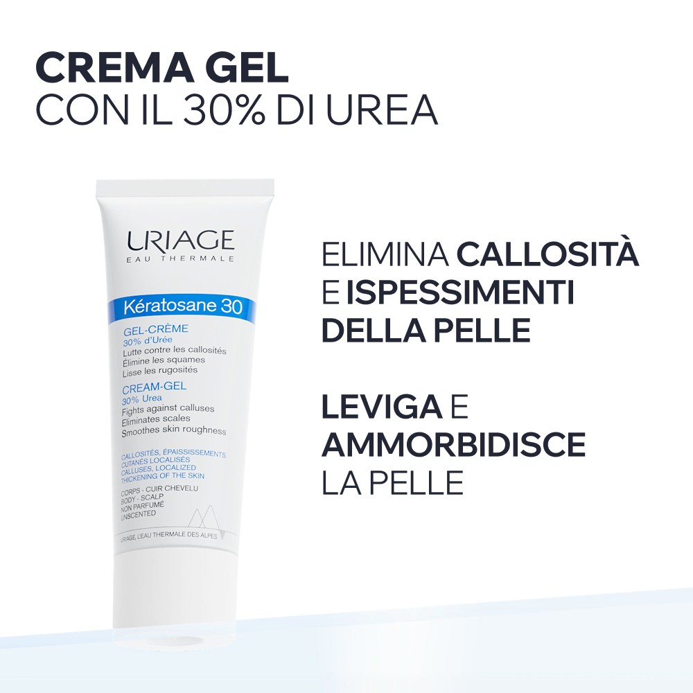 Uriage Kératosane 30 - Crema Gel Per Ispessimenti Cutanei 75 ml