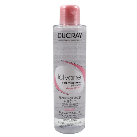 Ducray Ictyane Acqua Micellare Idratante Viso e Occhi 200 ml