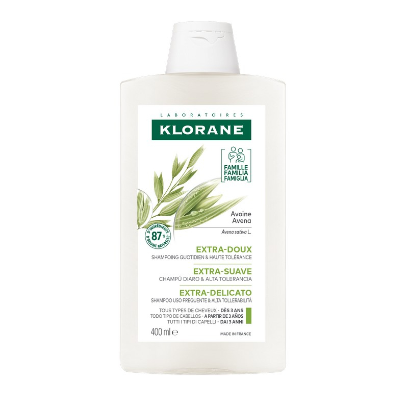 Klorane Latte Di Avena Shampoo Extra Delicato 400 ml