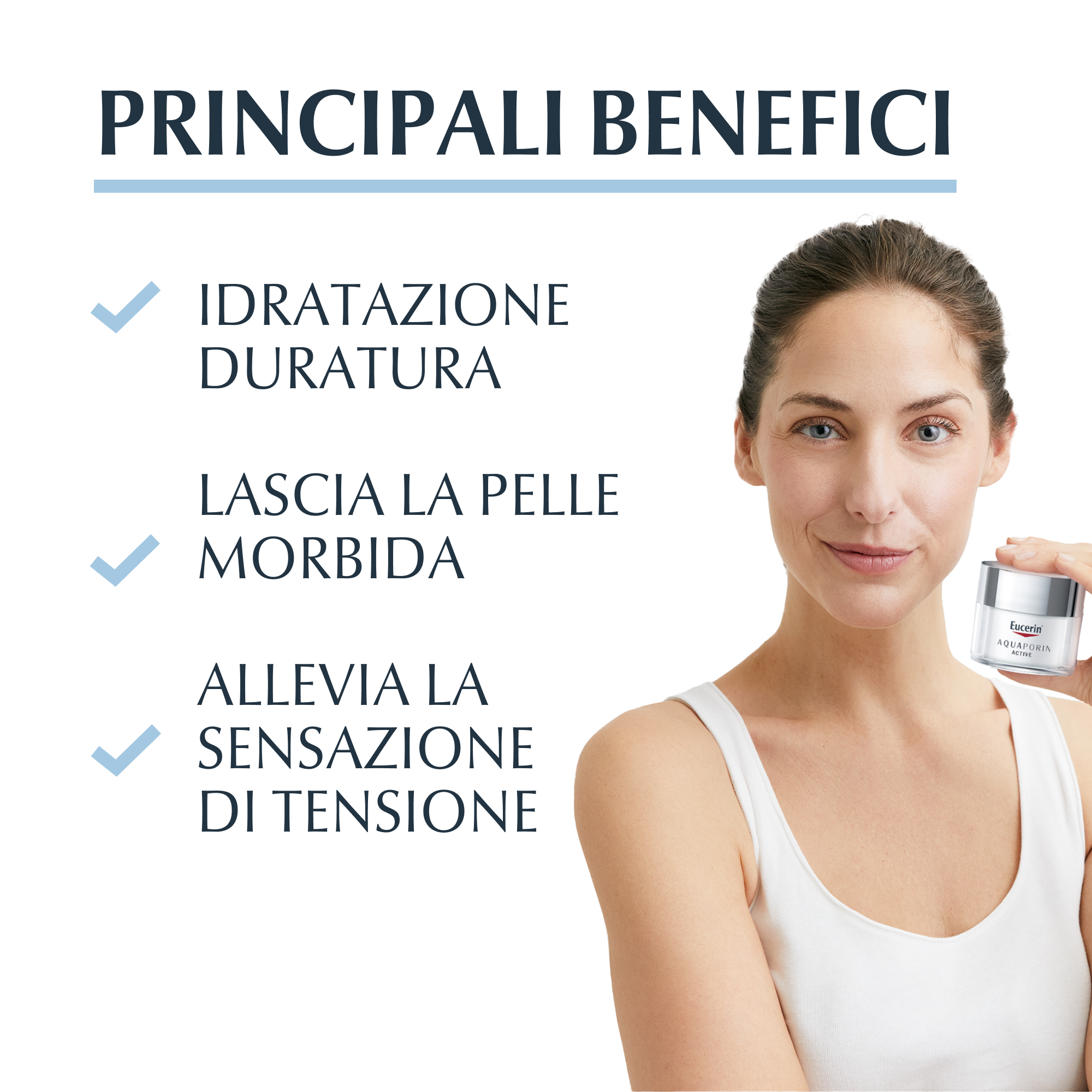 Eucerin Aquaporin Active Crema Rinfrescante Viso Pelle Secca 50 ml Eucerin Aquaporin Active Crema Rinfrescante Viso Pelle Secca 50 ml