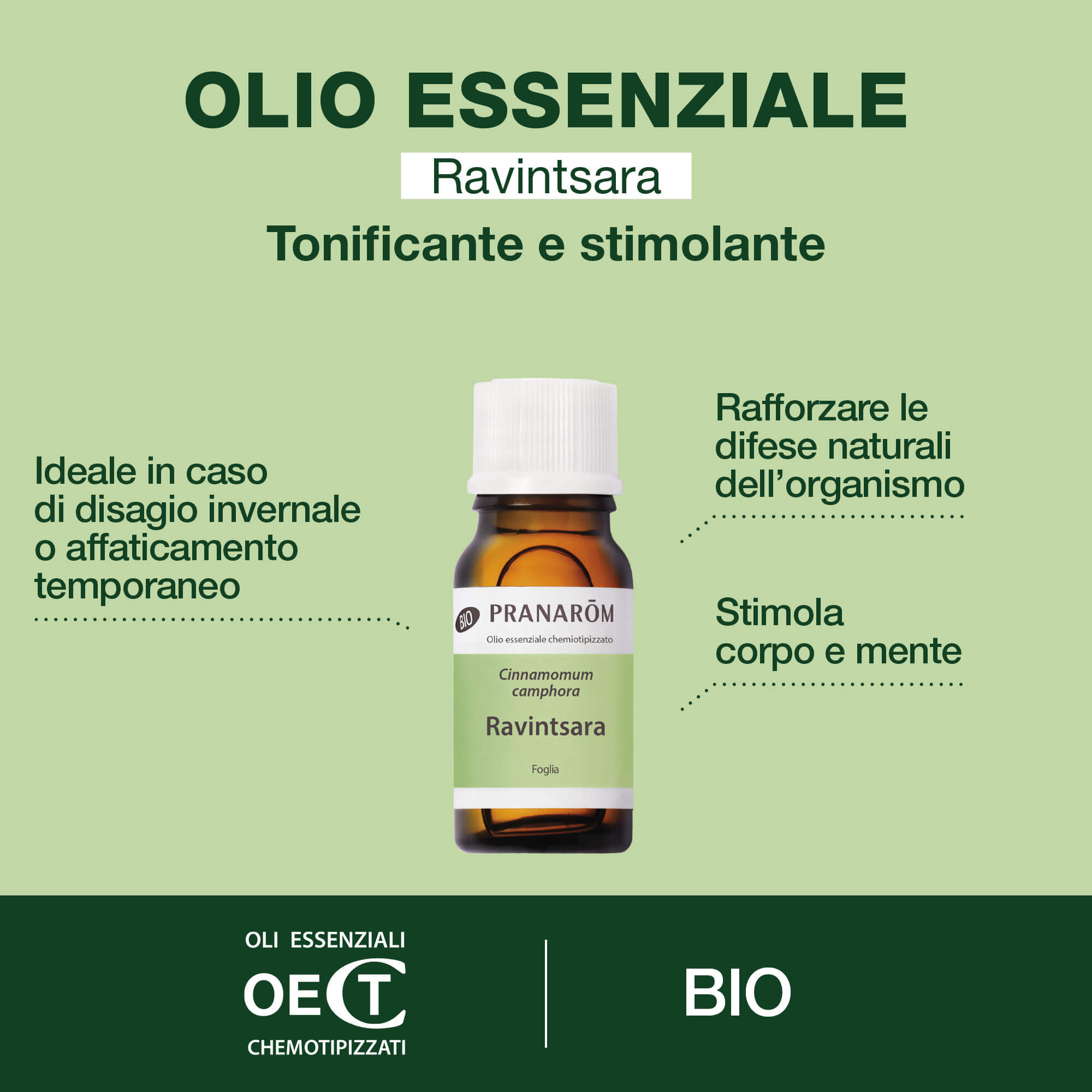 Pranarom - Olio Essenziale Di Ravintsara 10 ml