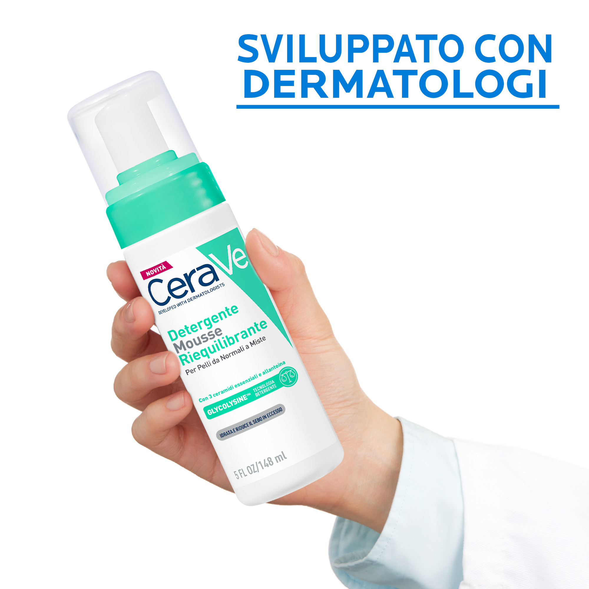 CERAVE MOUSSE DET RIEQUIL148ML