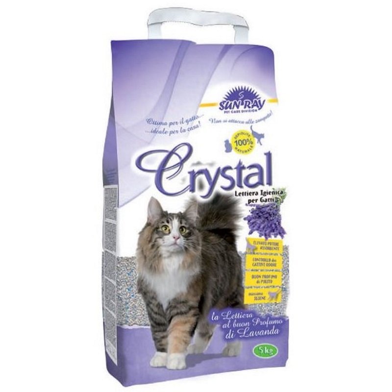 RAGGIO DI SOLE LETTIERA GATTO CRYSTAL LAVANDA 5KG