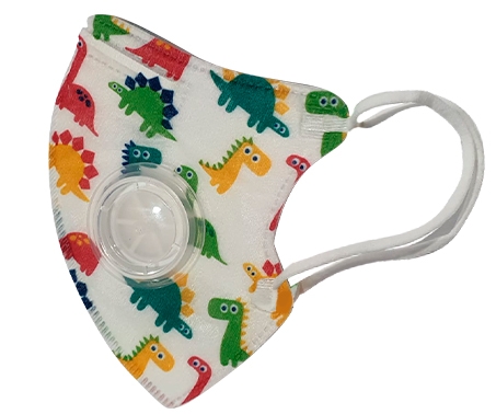 MASCHERINA bambino bianca dinosauro con valvola DISPONIBILITA' IMMEDIATA MASCHERINA bambino bianca dinosauro con valvola DISPONIBILITA' IMMEDIATA
