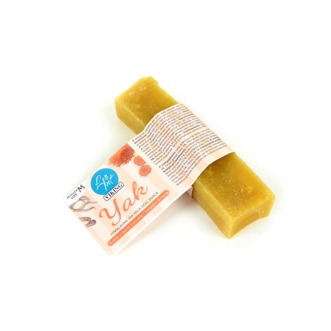 LEOPET CANE SNACK VIKING LATTE DI YAK HIMALAYA CURCUMA GINSENG (M) 11/13CM 60/80GR