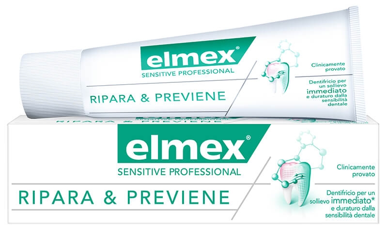 Elmex Sensitive Professional Ripara & Previene Denti Sensibili 75 ml
