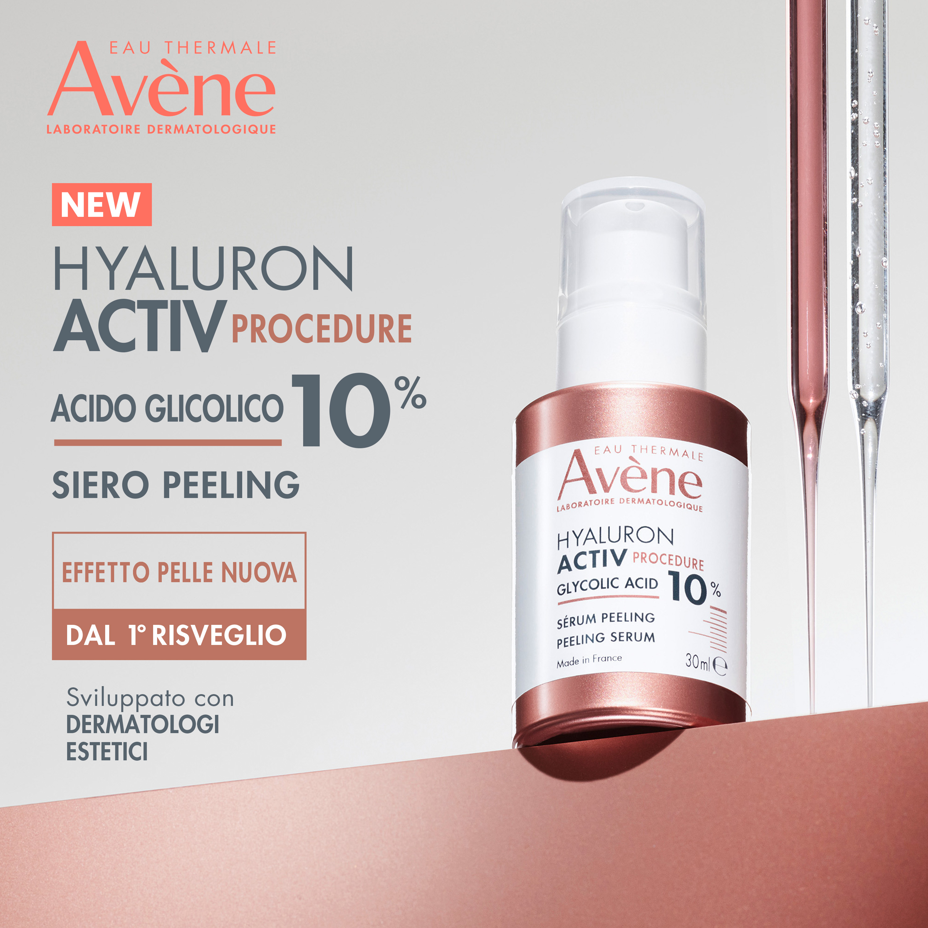 Avène Hyaluron Activ Procedure Glycolic Acid 10% - Siero Peeling 30 ml