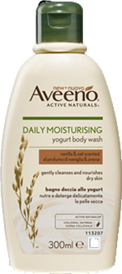 Aveeno Bagnodoccia allo Yogurt Profumo Vaniglia e Avena