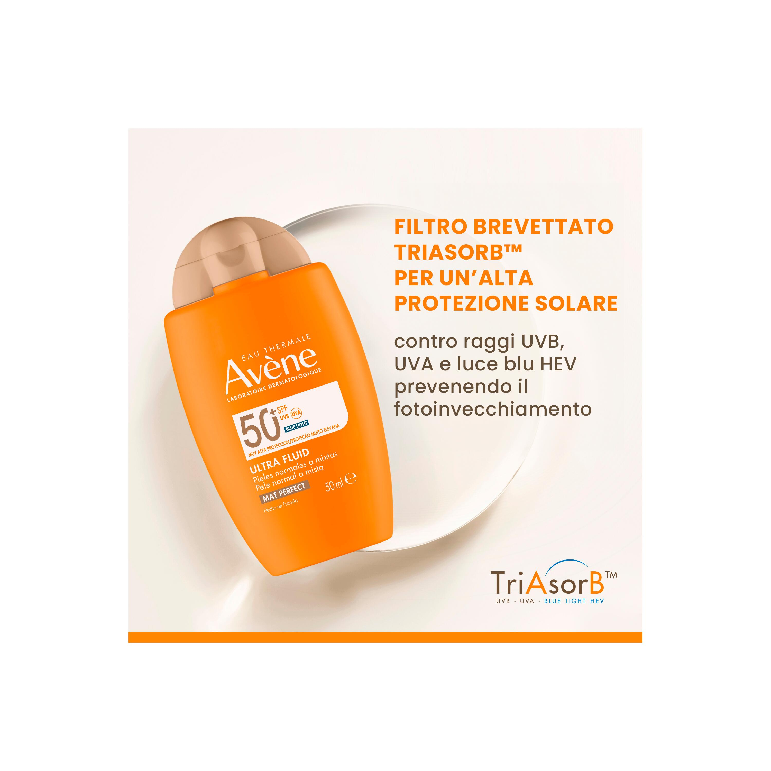 Eau Thermale Avène ULTRA FLUID PERFEZIONATORE PROTEZIONE MOLTO ALTA SPF50+ 50 ml Eau Thermale Avène ULTRA FLUID PERFEZIONATORE PROTEZIONE MOLTO ALTA SPF50+ 50 ml