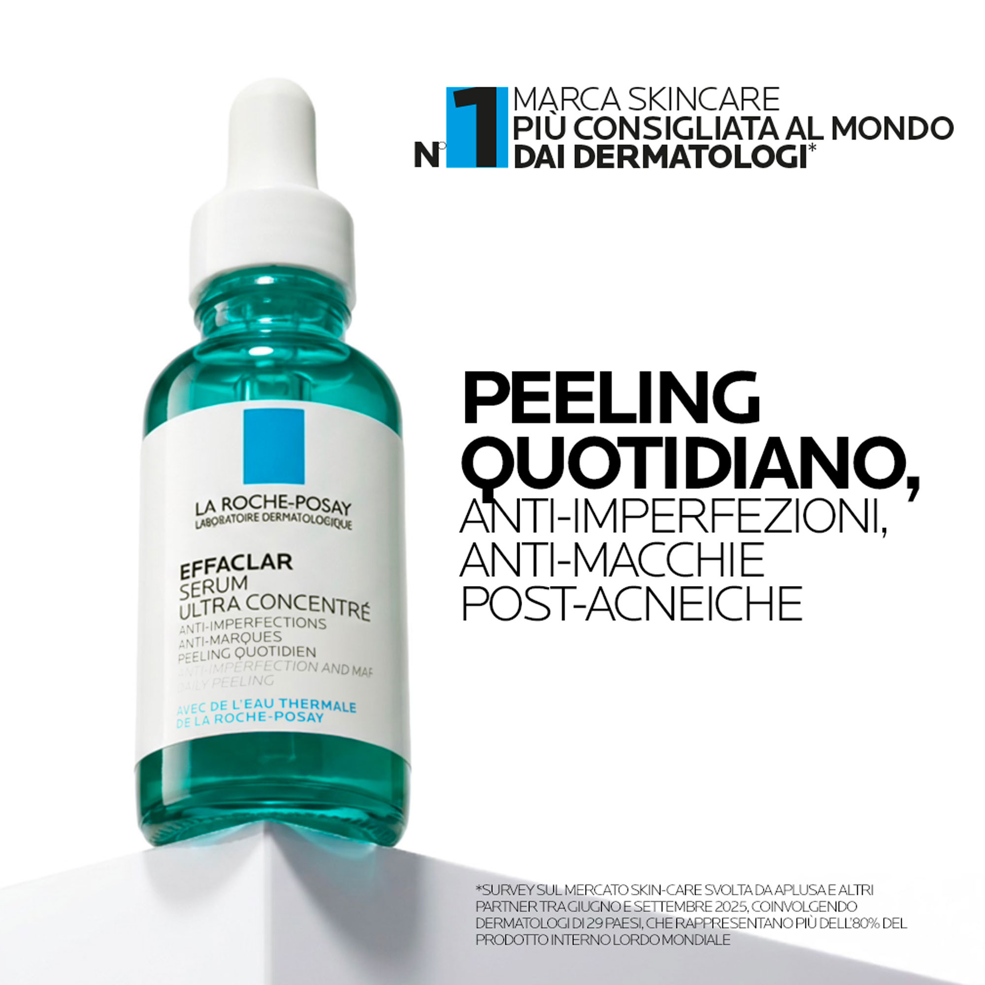 La Roche-Posay Effaclar - Siero Peeling Viso Per Pelle Mista, Grassa O A Tendenza Acneica 30 ml