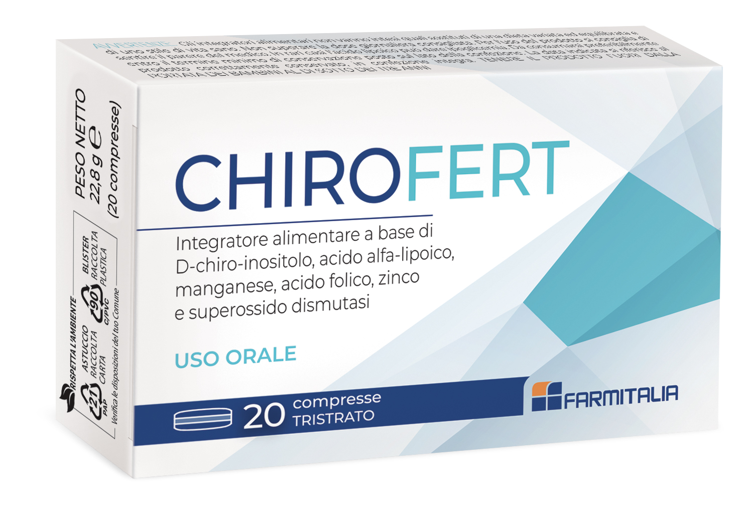 Chirofert 20 Compresse - Integratore Antiossidante
