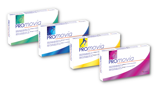 Promovia - Siringa preriempita a base di Acido Ialuronico sale sodico - 80 mg - 4 ml