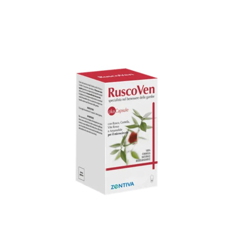 Zentina Ruscoven Plus 50 Opercoli - Integratore Per Gambe Pesanti 